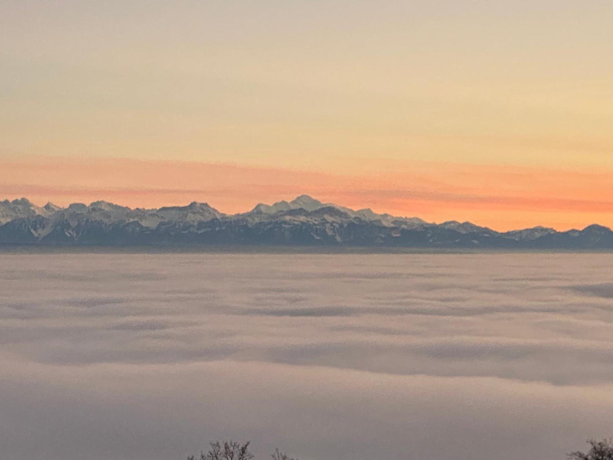 Grandevent Tevenon Vue Panoramique Alpes-Lac מראה חיצוני תמונה